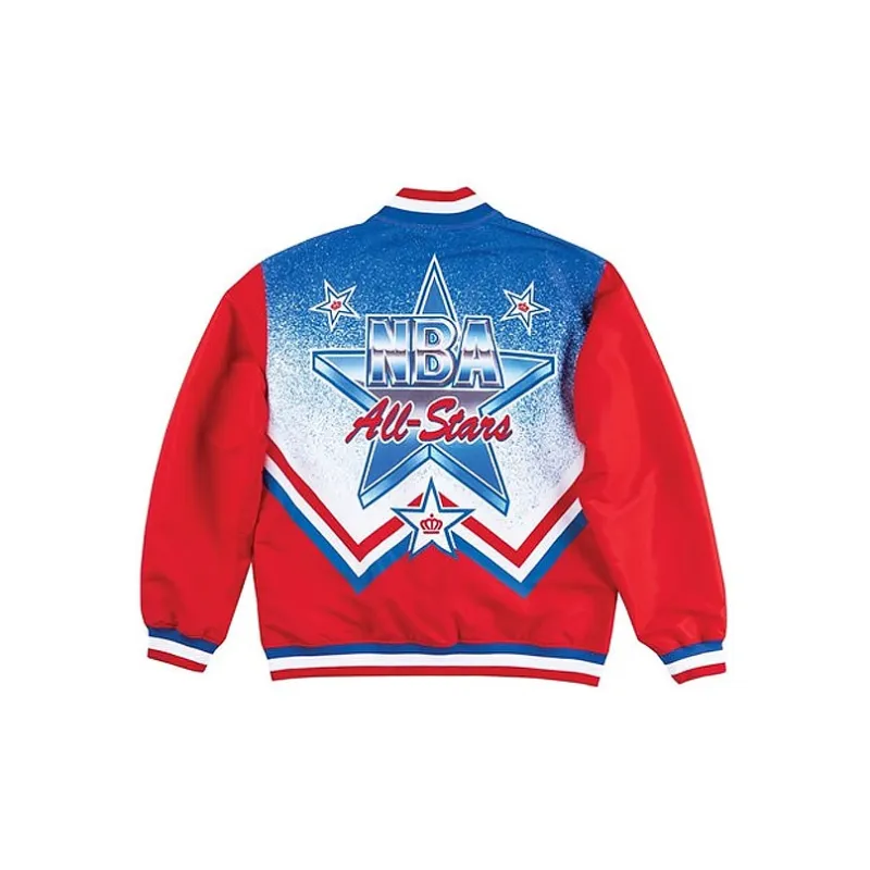 Mitchell Ness Jackets Unisex Red-1