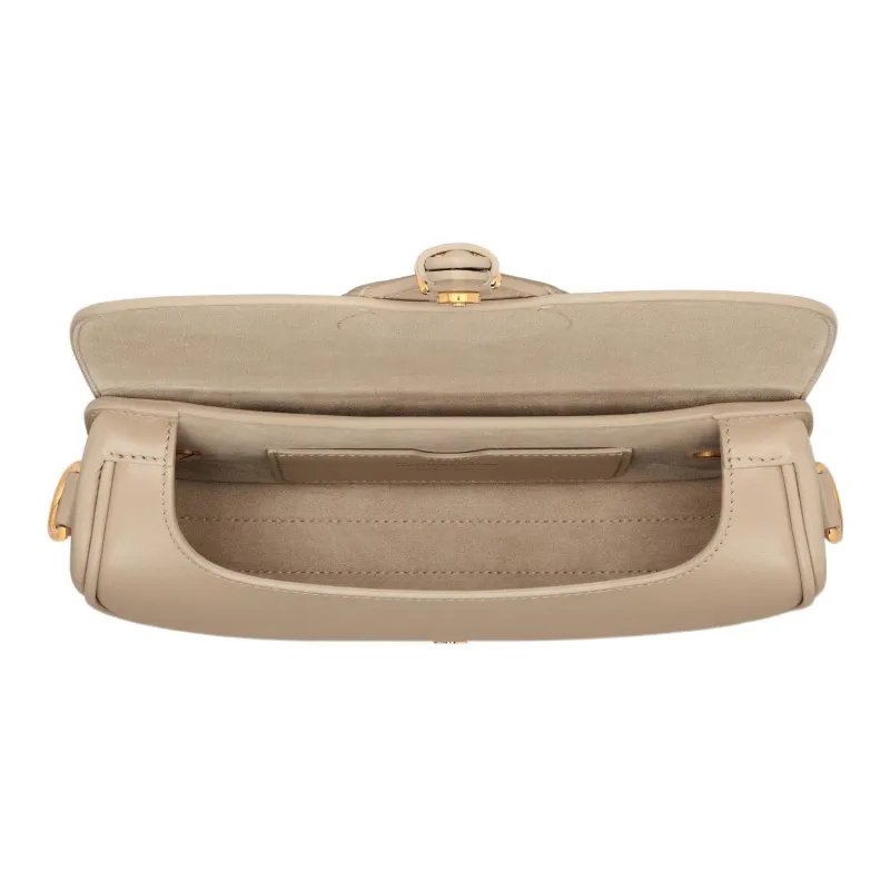 DIOR Bobby Smooth Cow Leather Handbag, Shoulder Bag, Crossbody Bag Regular Women's Natural-3