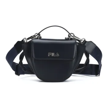 FILA PU, Textile Mixture Shoulder Bag, Crossbody Bag, Handbag Regular Women's Legend Blue