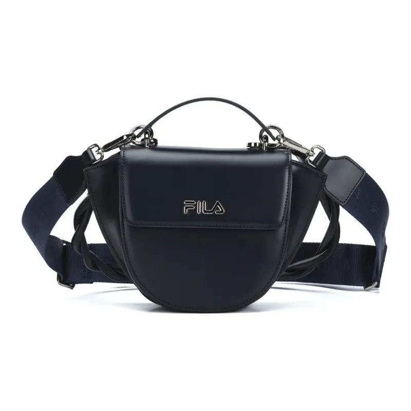FILA PU, Textile Mixture Shoulder Bag, Crossbody Bag, Handbag Regular Women's Legend Blue-0