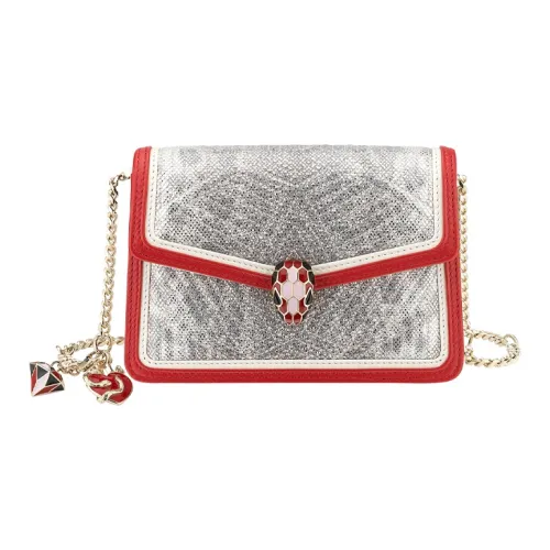 BVLGARI Serpenti Diamond Blast Shoulder Bags