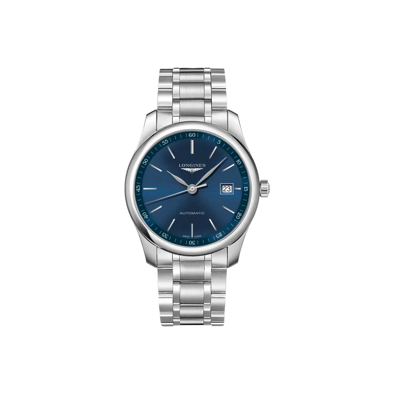 LONGINES Automatic Mechanical Movement Men's Watch Blue Dial-0