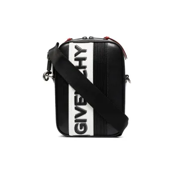 Givenchy Leather Crossbody Bag, Shoulder Bag Men's Black