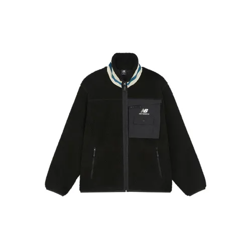 New Balance Unisex Keep Warm Velvet Jackets Unisex Black