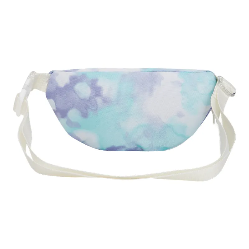 Converse Polyester Sling Bag, Crossbody Bag, Fanny Pack Unisex Light Blue Purple-3