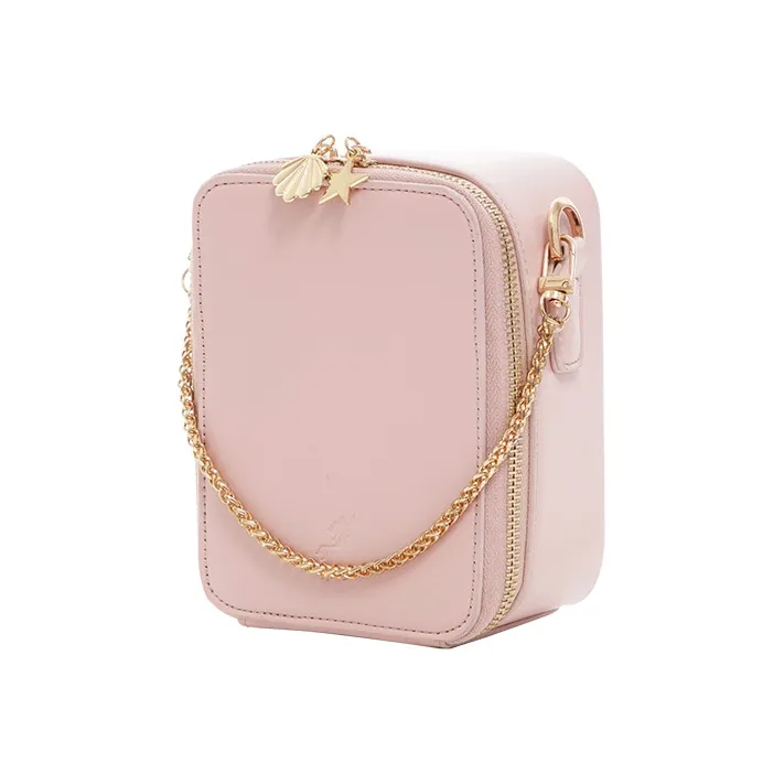 Disney Princess PU Portable Crossbody Bag Shoulder Bag Regular Women's Pink/Light Blue/Emerald-2