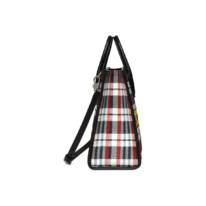 GUCCI Nylon Raffia Tote, Shoulder Bag, Crossbody Bag, Handbag Small Size Women's Blue/White-2