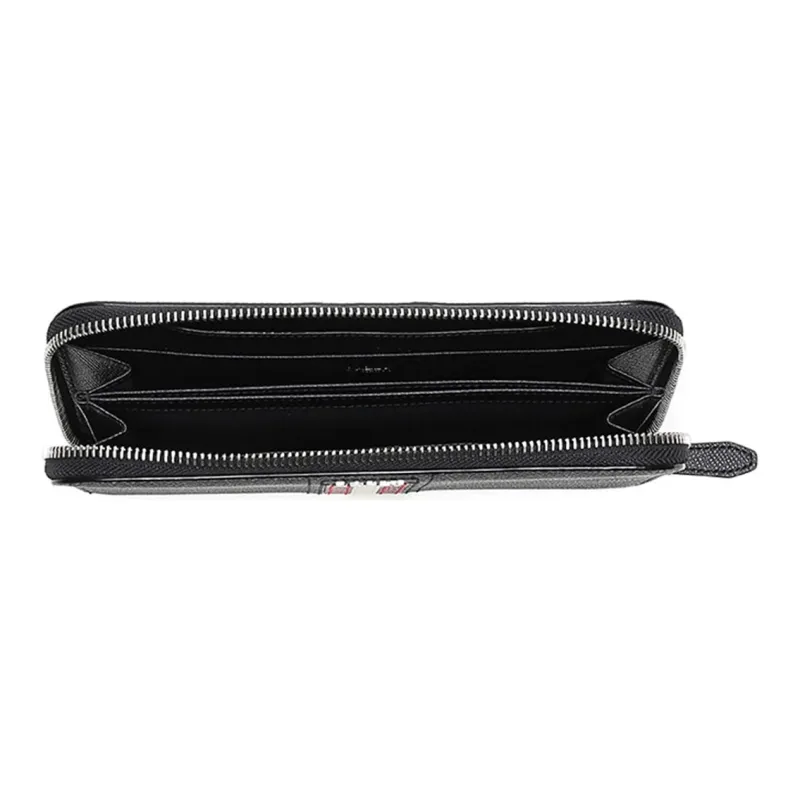 BALLY Leather Wallet Money Clip Clutch Regular Men's Black Red White-5