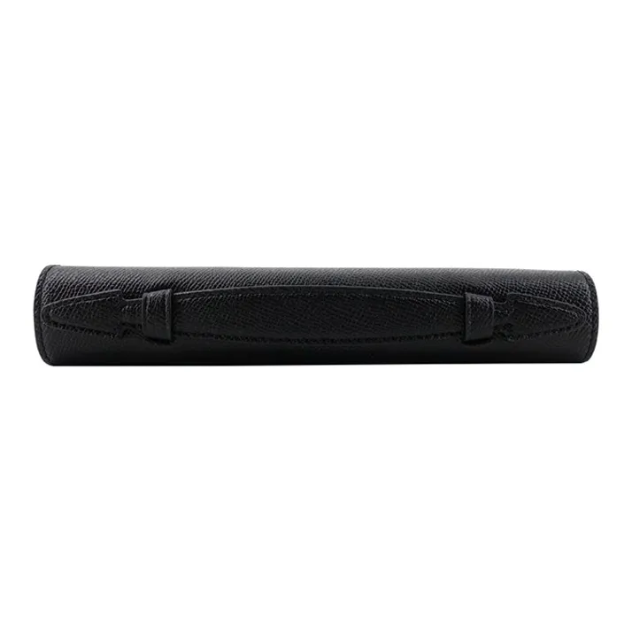 COACH Double Zip Wallet Cow Leather Clutch Small Size Women's Black-4