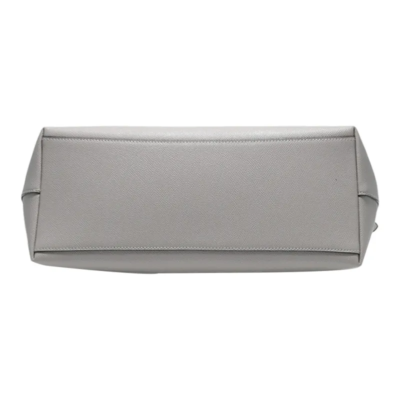 COACH Gallery Leather Tote Bag Shopping Bag Women's Gray-3