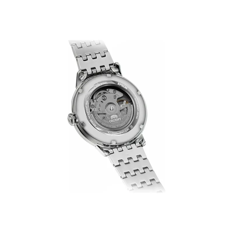 ORIENT Mechanical Movement Stainless Steel Watchband Watch Men's Watches Gold Dial RA AC0J01S10B-1