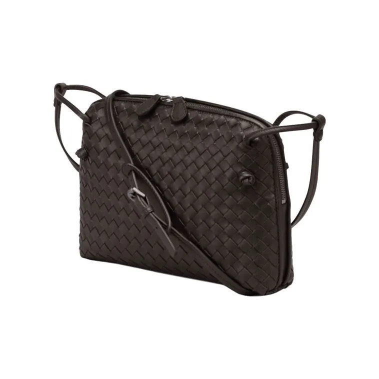 Bottega Veneta Sheepskin Crossbody Bag Shoulder Bag Regular Women's Brown-2