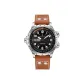 Black Dial Brown Strap