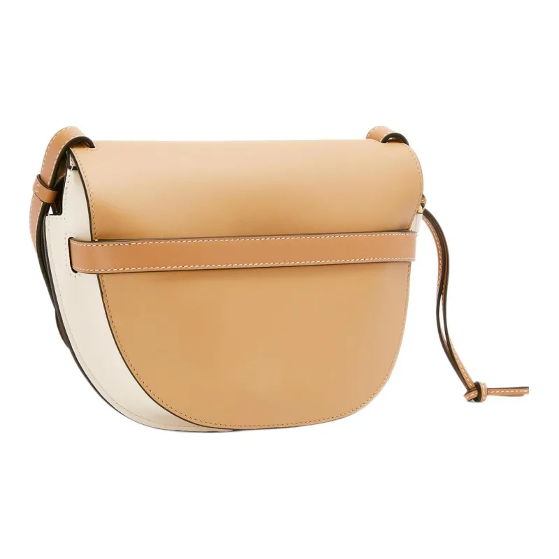 LOEWE Gate Cow Leather Crossbody Bag, Shoulder Bag Small Size Women's Brown-2