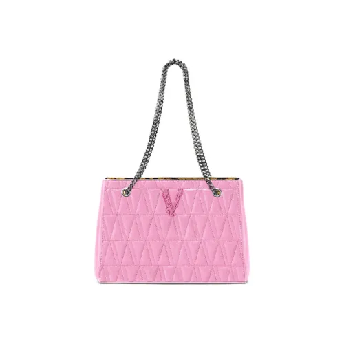 VERSACE VERSACE Leather tote Dusy Bag Shopping Bag Chain Bag Handbag Shoulder Bag Women's Bright Pink