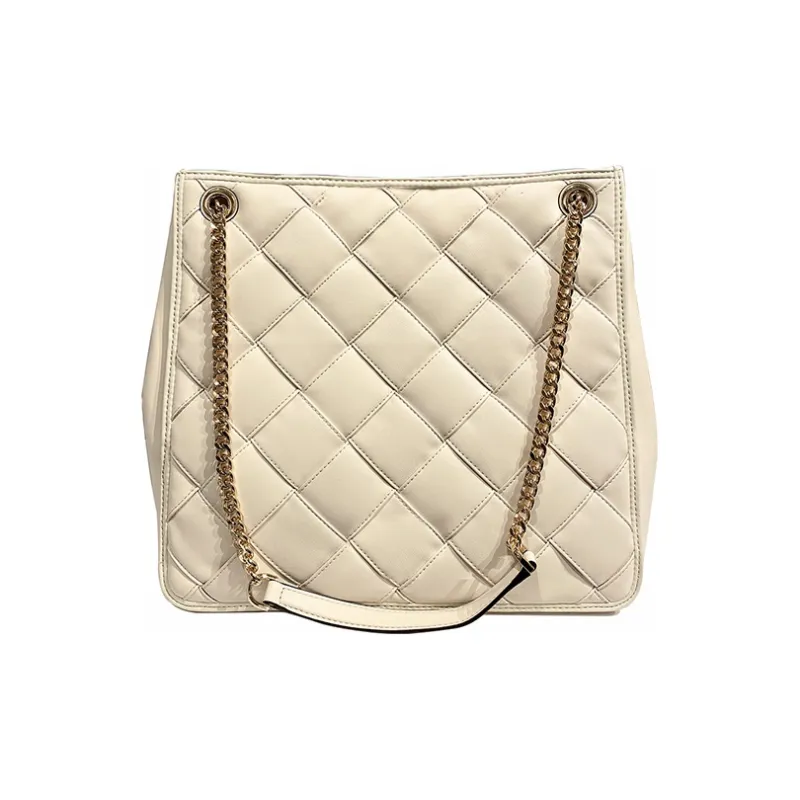 MICHAEL KORS Regina Leather Shoulder Bag Crossbody Bag Handbag Large Size Women's Light Khaki/Cream White-2