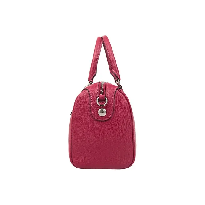 COACH Bennett Leather Boston Bag, Handbag, Shoulder Bag, Crossbody Bag Mini Women's Red-2