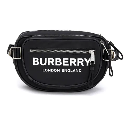 Burberry Fabric Crossbody Bag Sling Bag Fanny Pack Men's Black