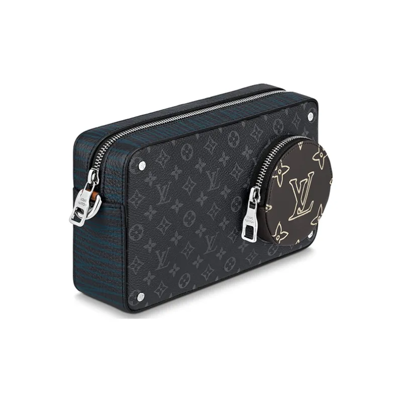 LOUIS VUITTON Volga On Strap Monogram Eclipse Patchwork Multicolor-1