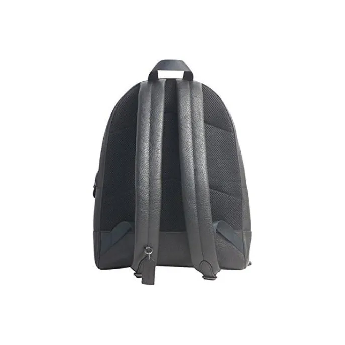 COACH X Nasa West Pebbled Leather Backpack Large Size Men's Black-1