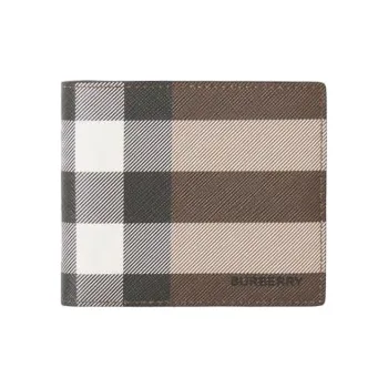 Burberry Checked International Bifold Wallet