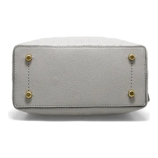 COACH Willow Litchi Grain Leather Bucket Bag, Handbag, Shoulder Bag Trumpets Women's Dove Gray-3