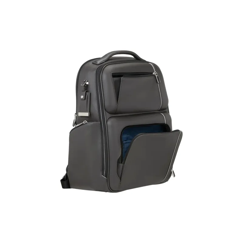 TUMI Cow Leather Backpack Regular Men's Taupe-4