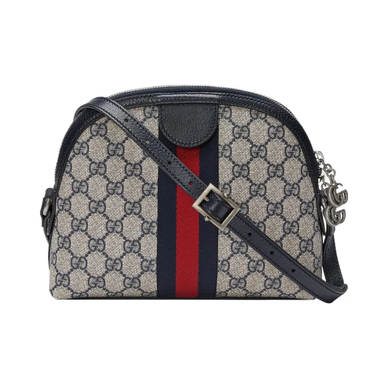 GUCCI Canvas With Leather Dome Bag, Crossbody Bag, Shoulder Bag Small Size Women's-3
