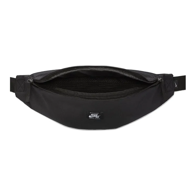 Nike Polyester Sling Bag Fanny Pack Medium Size Unisex Black-1
