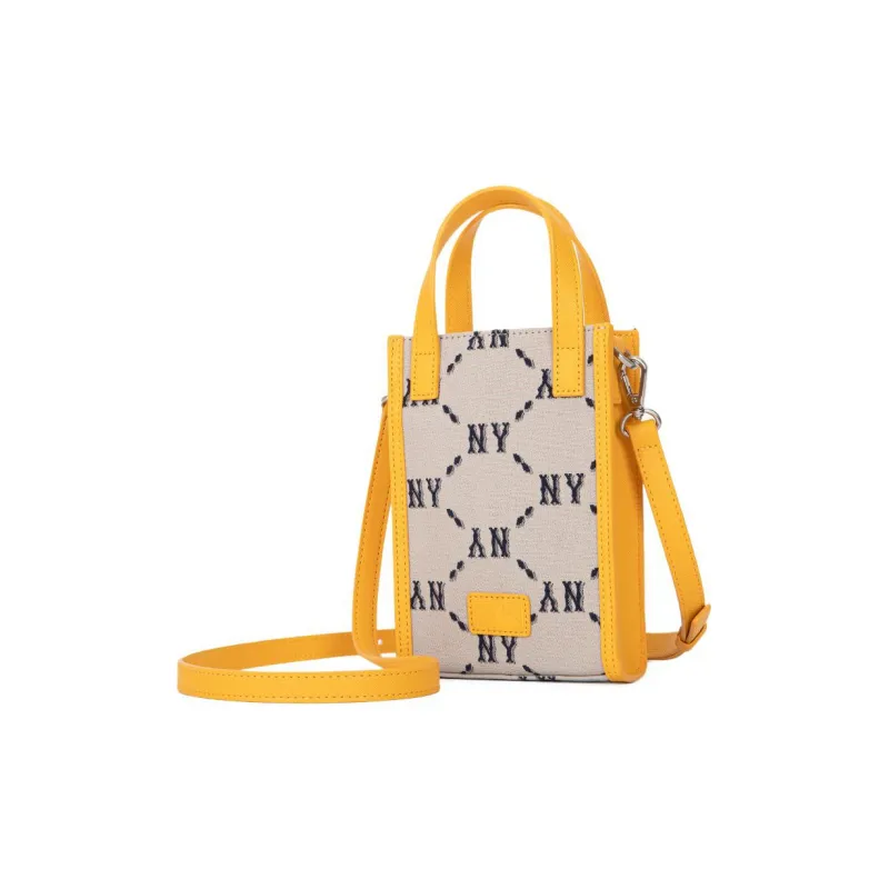 MLB Monogram Collection Cellphone Pouches Yellow Brown Multicolor-1