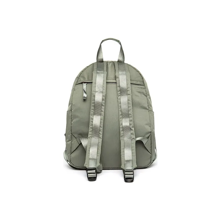 ELLE Nylon Travel City Lightweight Backpack Large Size Women's Black-2