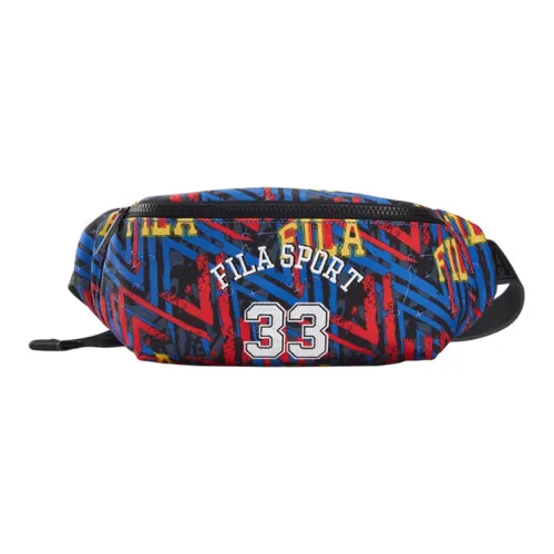 FILA FUSION Fabric Waist Bag Chest Bag Regular Unisex Multicolor