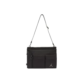 Jordan Polyester Messenger Bag Shoulder Bag Crossbody Bag Regular Men's Black