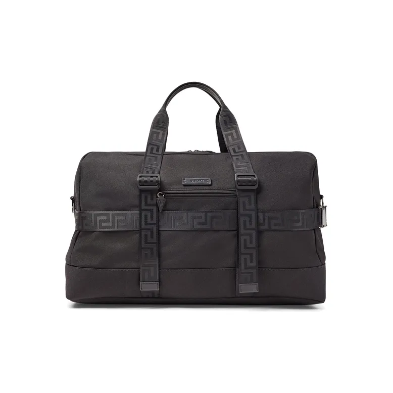 FANSIZHE Nylon Fabric Handbags Travel Bags Men's Black-0