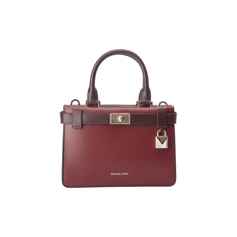MICHAEL KORS Tatiana Leather Handbag Shoulder Bag Crossbody Bag Mini Women's Red-0
