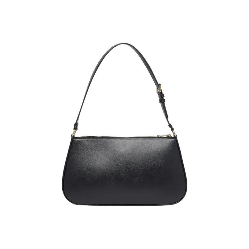 FERRAGAMO Vara Calfskin Shoulder Bag Handbag Women's Black-1