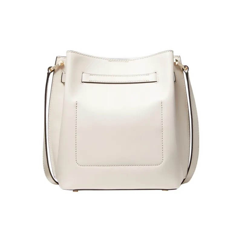 MICHAEL KORS Hamilton Legacy Cow Leather Bucket Bag Handbag Shoulder Bag Crossbody Bag Medium Size Women's Milk White-1