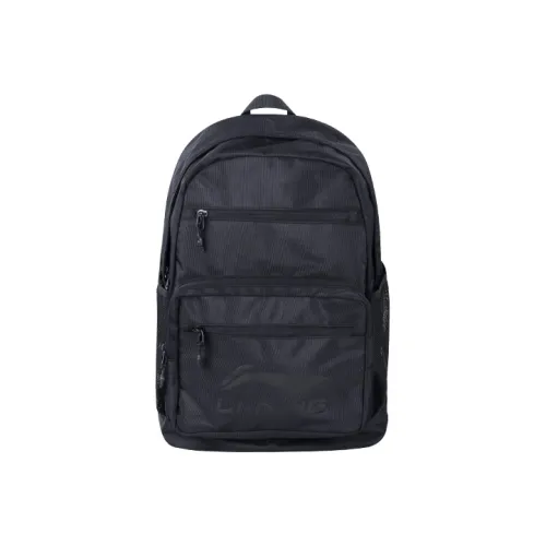 LiNing Fabric Laptop Backpack Regular Unisex Black