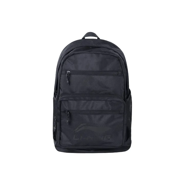 LiNing Fabric Laptop Backpack Regular Unisex Black-0