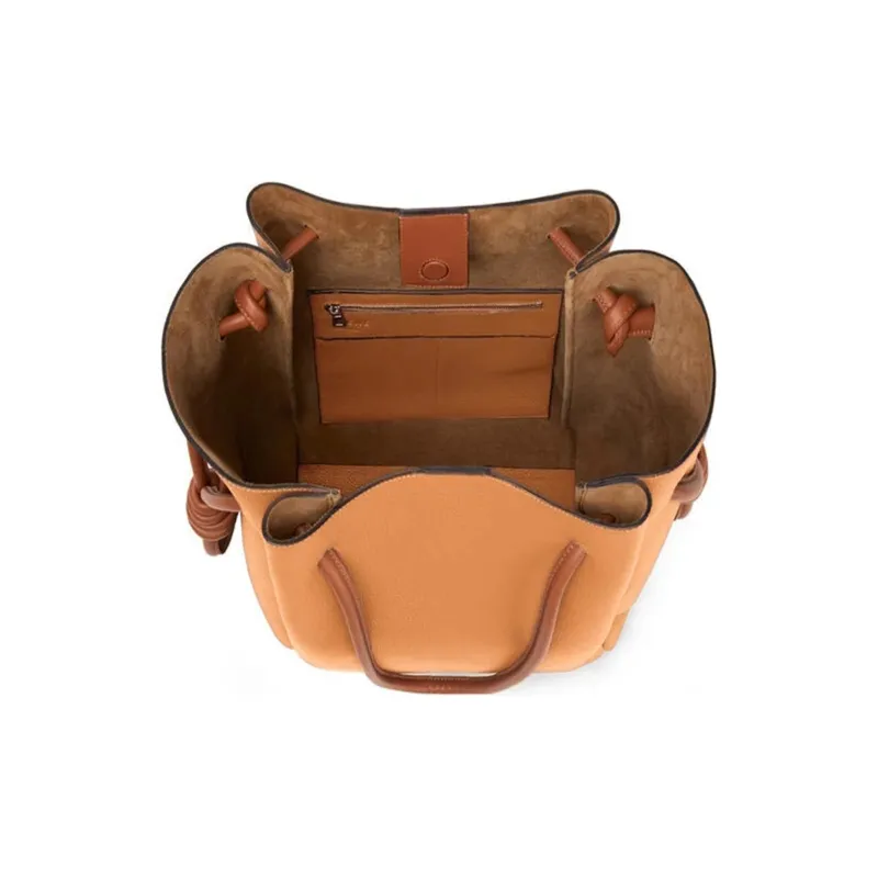 LOEWE Calfskin Handbag Small Size Women's Light Caramel/Tan-2