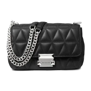 MICHAEL KORS Sloan Leather Crossbody Bag, Shoulder Bag Women's Black