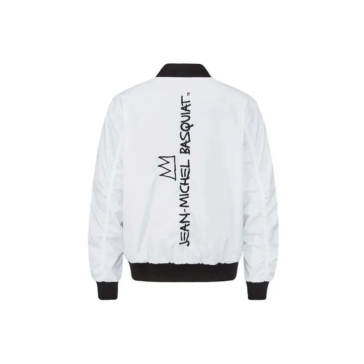 EVISU x Jean Michel Basquiat Jacket Men's Black White-3