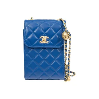 CHANEL Little Golden Ball Cellphone Pouches