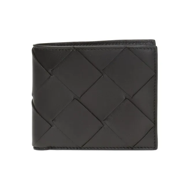 Bottega Veneta Intreccaito Bifold Wallet Black-0