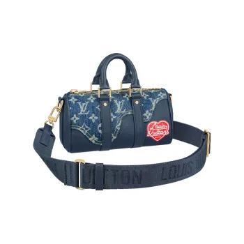 LOUIS VUITTON X Nigo Keepall Xs Monogram Blue