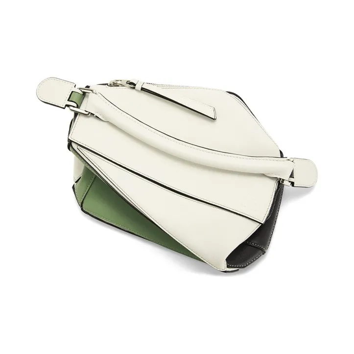 LOEWE Puzzle Cow Leather Geometric Puzzle Bag, Portable Crossbody Bag, Shoulder Bag Women's-3