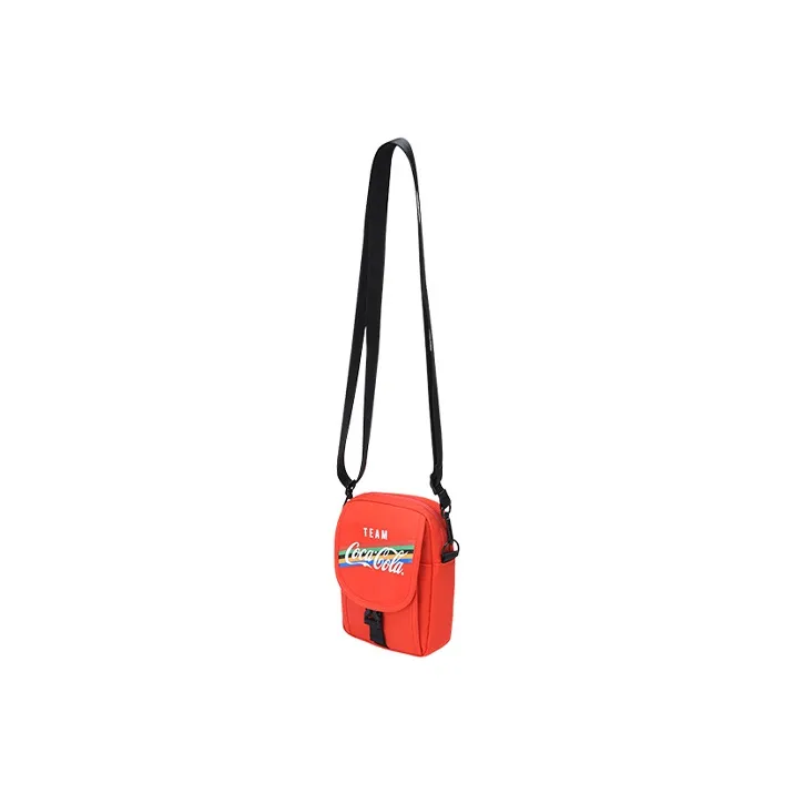 Anta Coca-Cola/Cola Coca Cola Joint Funds Oxford Shoulder Bag Crossbody Bag Unisex Red-2