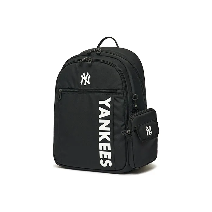 MLB Polyester Backpack Travel Bag Commuter Bag Backpack Regular Unisex Cool Black-1