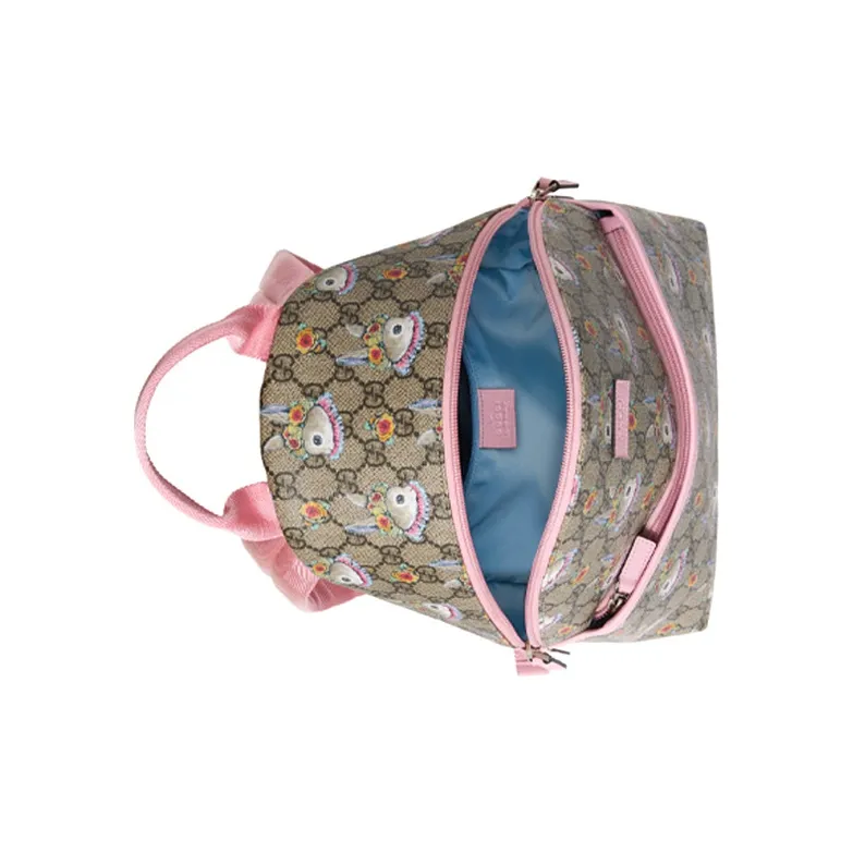 GUCCI Yuko Higuchi Yuko Higuchi Co-Branded Fabric Kids' Backpacks Kids' Ebony/Pink-5