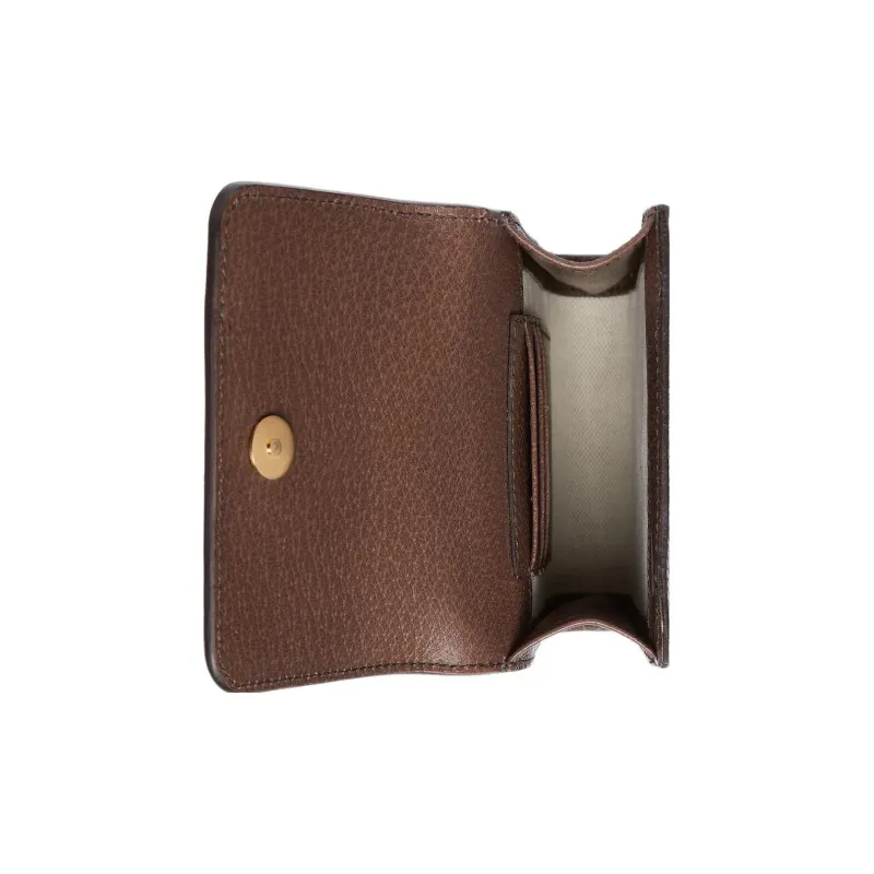 GUCCI Ophidia Canvas Combo Bag, Wallet, Card Holder, Cell Phone Pouch Trumpets Unisex Ebony-5